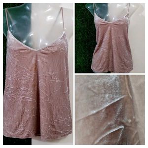 H&amp;M Hazel Velvet Cami Top