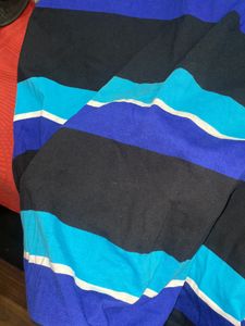 Polo Blue Black Collared Tshirt Men
