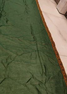 Green Multi Colour Two Layer Anarkali