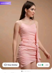 Price Drop🔥Pink ruffle Dress ( Tokyo Talkies)