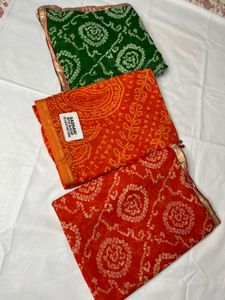 Bandhej Wedding Wear Saree