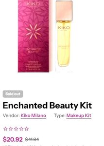 Luxury💫Kiko Milano 💕Enchanted Beauty Kit perfum