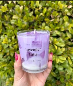 Lavender Latte Candle