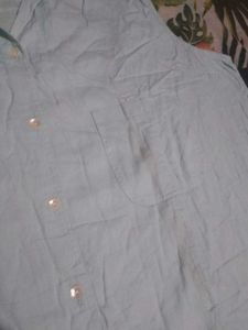 Sleeveless Light Blue Top