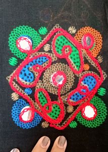 Gujarati Navratri Gamthi(Village) Choli