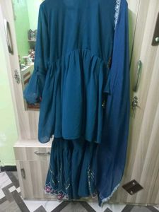 Elegant Kurta Set blue
