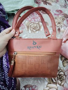 Krazy Kat Leather Handbag 👜