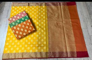 Kota Check Zari Saree