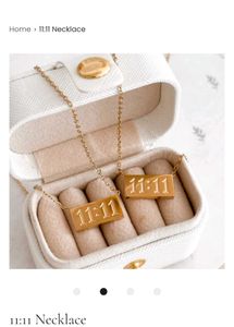 Gold Plated 11:11 Angel Number Necklace
