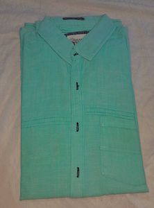 Men's Mint Green Casual Shirt