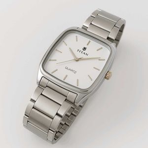Titan Watch White Dial