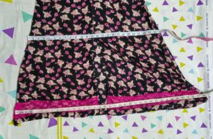 Front Slit Floral Print Kurti