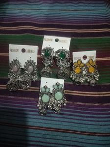 Combo 4 New Earrings