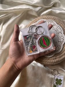 Free Palestine Keychain