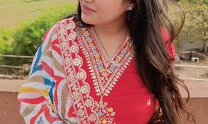 Pink Silk Embroidered Kurta Set With Coloured Dupa