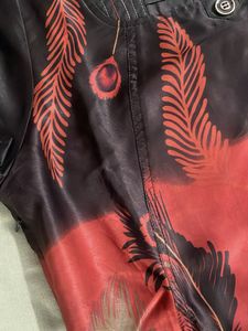 Feather Print Dress