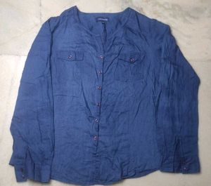 Blue Button-Down Shirt