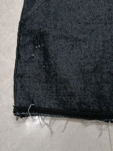 Denim Black Skirt
