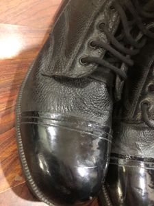 Black Combat Boots UK11