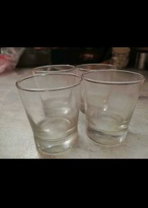 Pack of 2 Clear Shot Drinking Glass