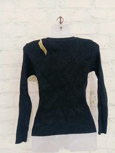 Elegant Black Knit Dress