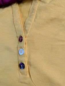 Bleu Bonheur Tops with Lace Detail