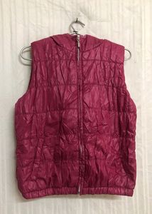 Ovs Rose Pink Sleeveless Jacket