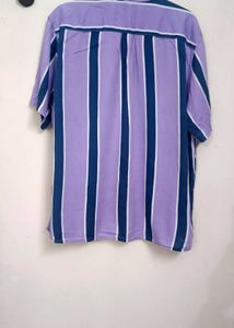 Striped Casual Half Shirt