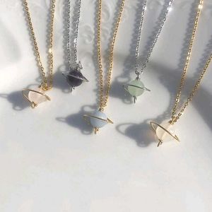 Saturn Planet Necklace