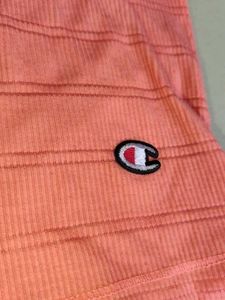 CHAMPION FAST PINK CROP T SHIRT
