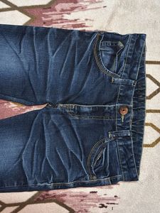 Dark Blue Denim Jeans