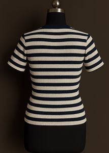 Striped Fitted Tee