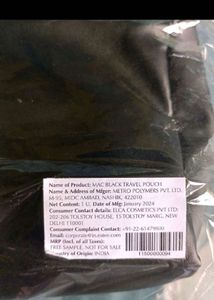 MAC Black Pouch