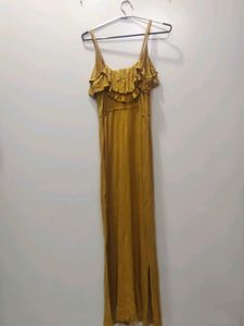 mustard gown