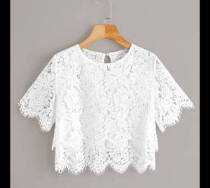 Floral Lace Crop Top