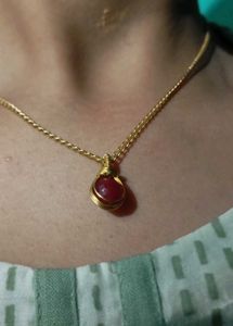 💫Dainty  Ruby Necklace Chain❤