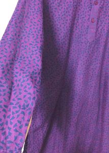 Printed Purple Kurta💜⚡
