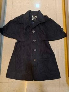 Stylish Navy Blue Coat