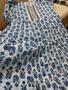Blue Anarkali Kurta  Myntra
