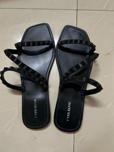 Fyre Rose Studded Jelly Sandals