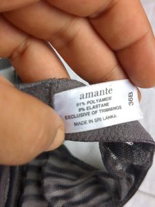 38B Mauve-Grey Bra