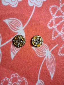 Embellished Decorative Button Pack Of 10