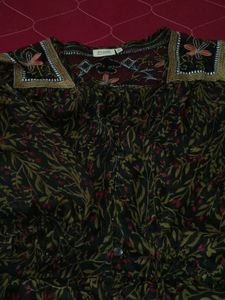 Peruvian Connection Embroidered Blouse