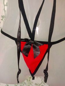 Red Lingerie with suspender