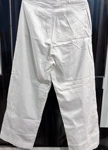 Tokyo Talkies Off White Straight Trouser Brand New