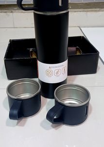 Vacuum Flask Set - 3 Cups And Thermos