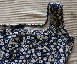 Shein Floral Crop Tank Top