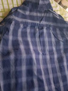 Blue Plaid Shirt