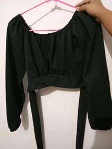 Boatneck Crop Top