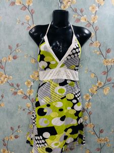 Y2k Halter Neck Dress